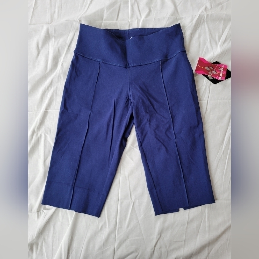 JoFit NWT blue slimmer pedal pusher golf bermuda shorts S